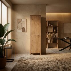 Kabinetkast Dallas Naturel Mangohout 55 cm