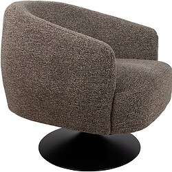 Moderne Mokana fauteuil met ronde vormen en zachte bekleding, perfect voor een stijlvolle en comfortabele zithoek.