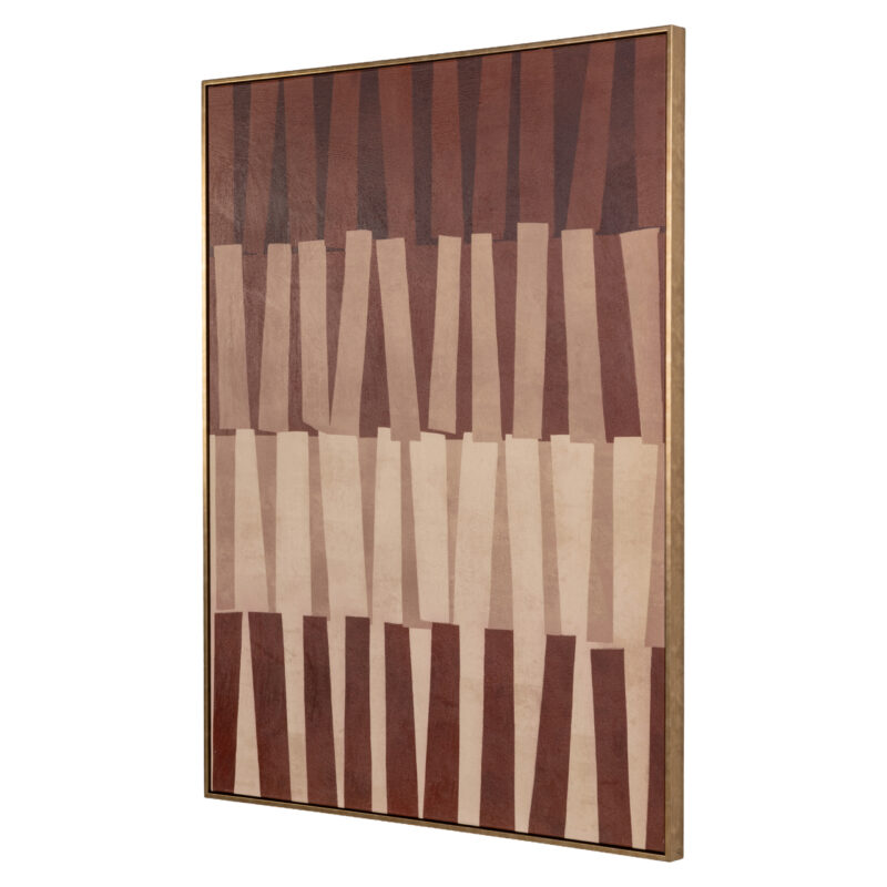 Wandbild Voga braun