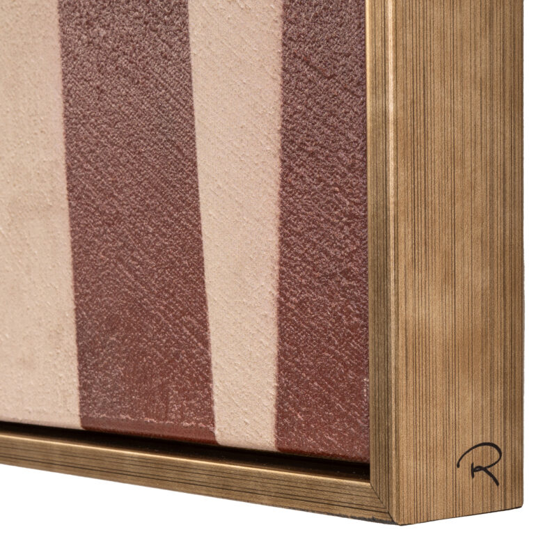 Wandbild Voga braun