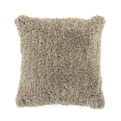 Luxe schapenvacht kussen voor comfortabele en stijlvolle zit- of lounge-ervaring, perfect voor modern interieur.