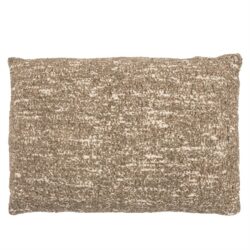 Sierkussen Bayo 40x60 cm in taupe kleur van polyester en viscose