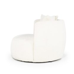 Louis-Sessel mit Kissen – beige Spark, von Eleonora, Detailfoto 3
