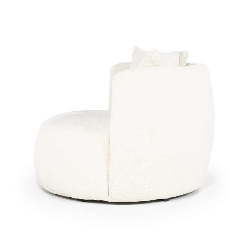 Louis-Sessel mit Kissen – beige Spark, von Eleonora, Detailfoto 3