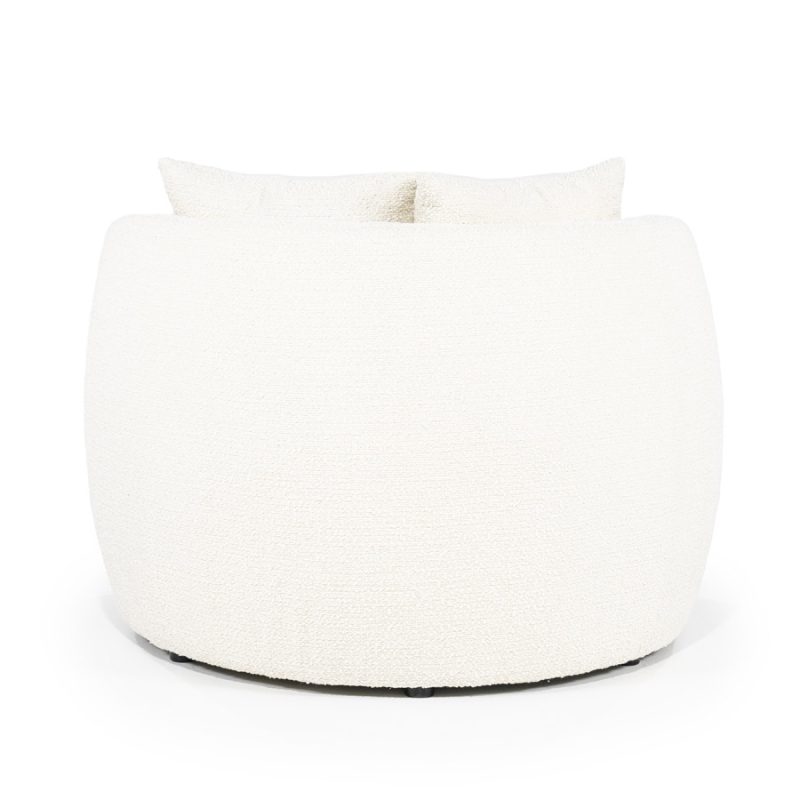Louis-Sessel mit Kissen – beige Spark, von Eleonora, Detailfoto 4