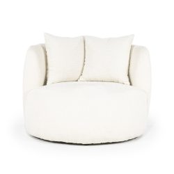 Louis-Sessel mit Kissen – beige Spark, von Eleonora, Detailfoto 5