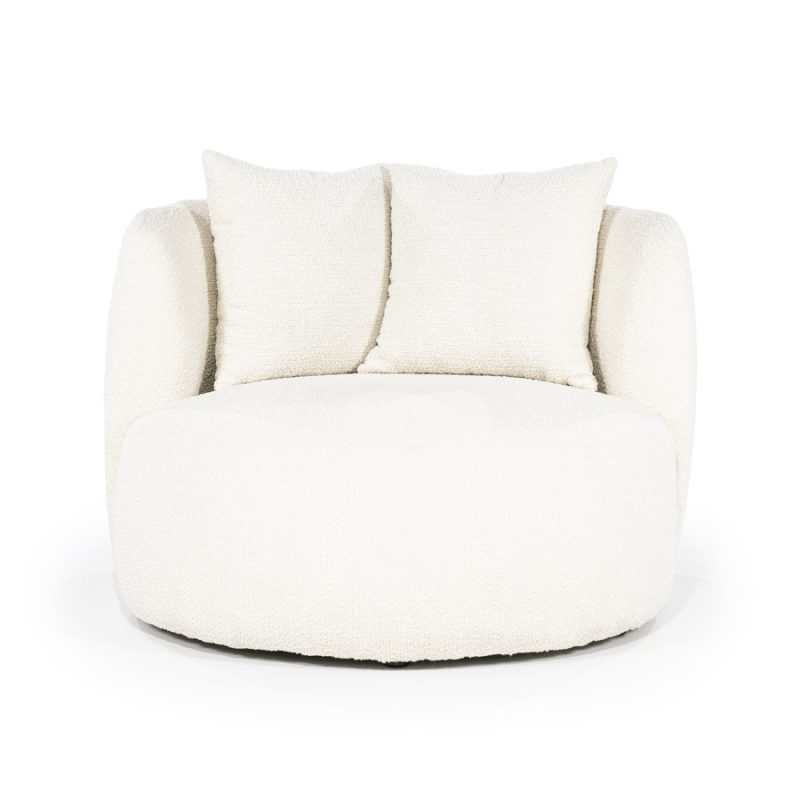 Louis-Sessel mit Kissen – beige Spark, von Eleonora, Detailfoto 5
