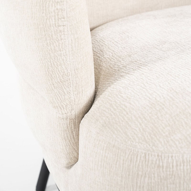 Sessel David in Beige Safari von Eleonora, Detailfoto 6
