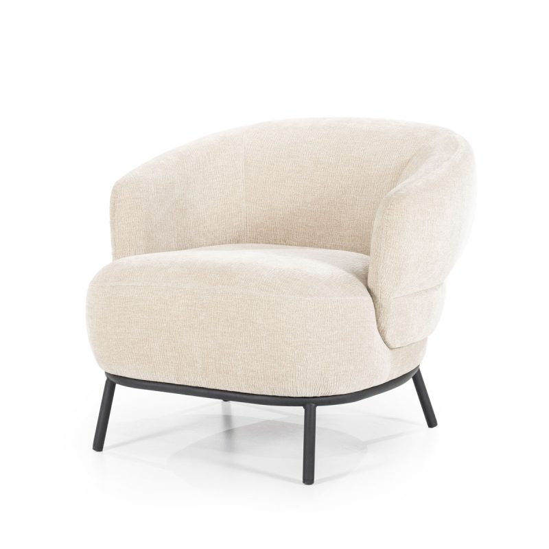 Fauteuil David Taupe Safari, van Eleonora, hoofdfoto