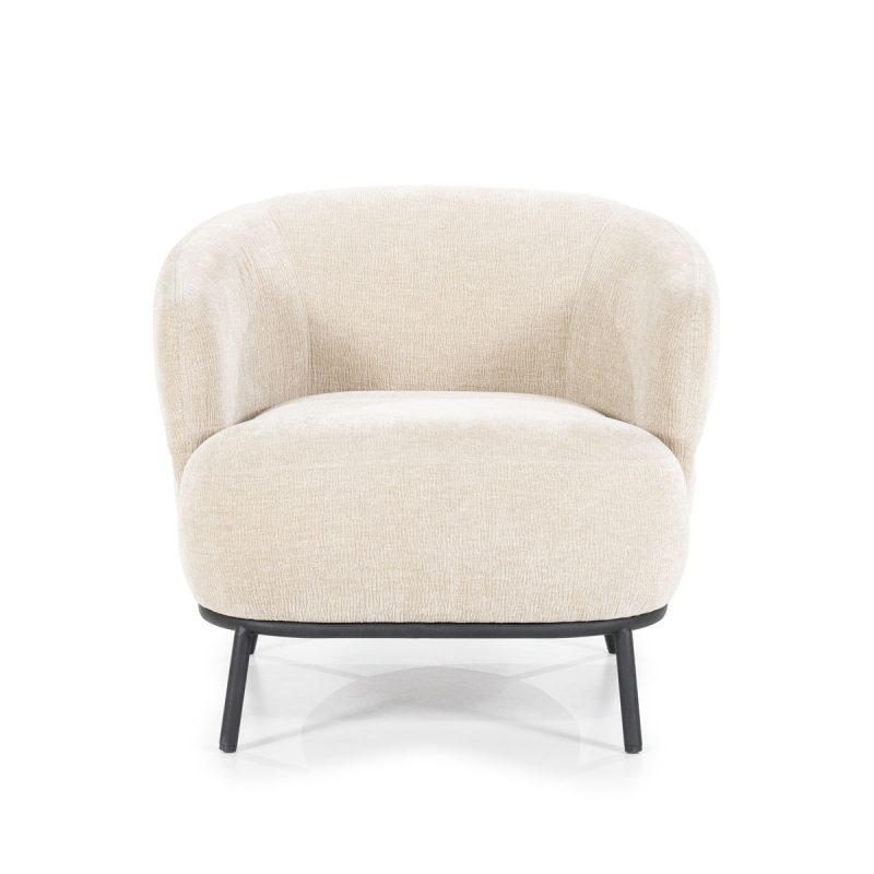 Fauteuil David Taupe Safari, van Eleonora, detailfoto 6