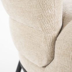 Fauteuil David Taupe Safari, van Eleonora, detailfoto 9
