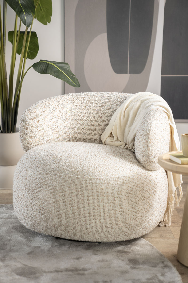 Fauteuil Maeve - beige Maywood, van Eleonora, detailfoto 2
