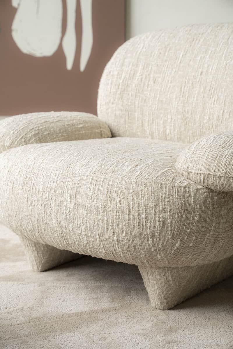 Sessel Jayden Beige Barkley von Eleonora, Detailfoto 5