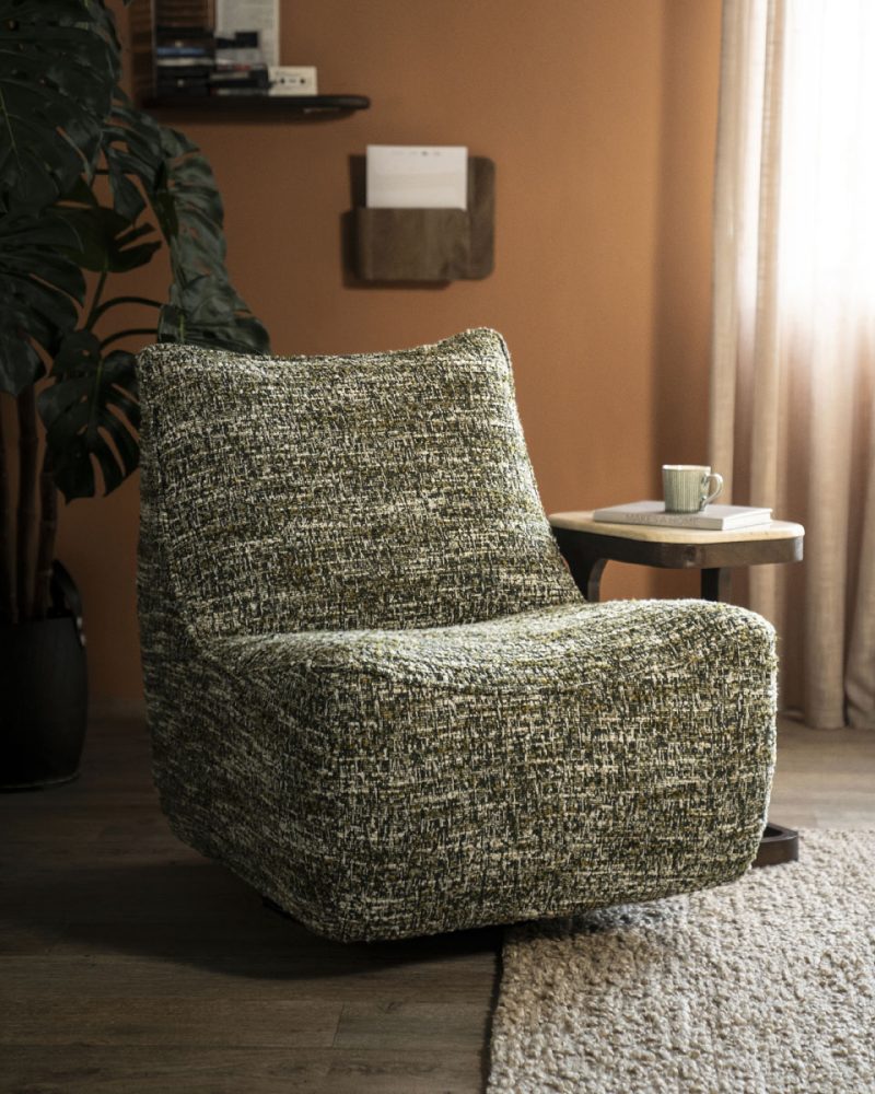 Fauteuil Loys Groen Barkley, van Eleonora, detailfoto 2