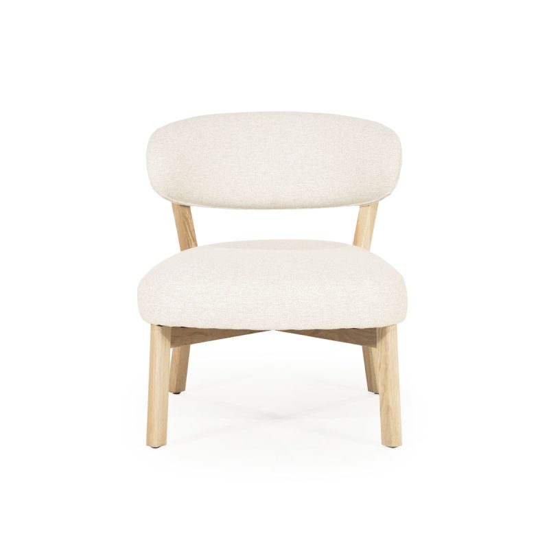 Fauteuil Mikky naturel - beige Moon, van Eleonora, detailfoto 5
