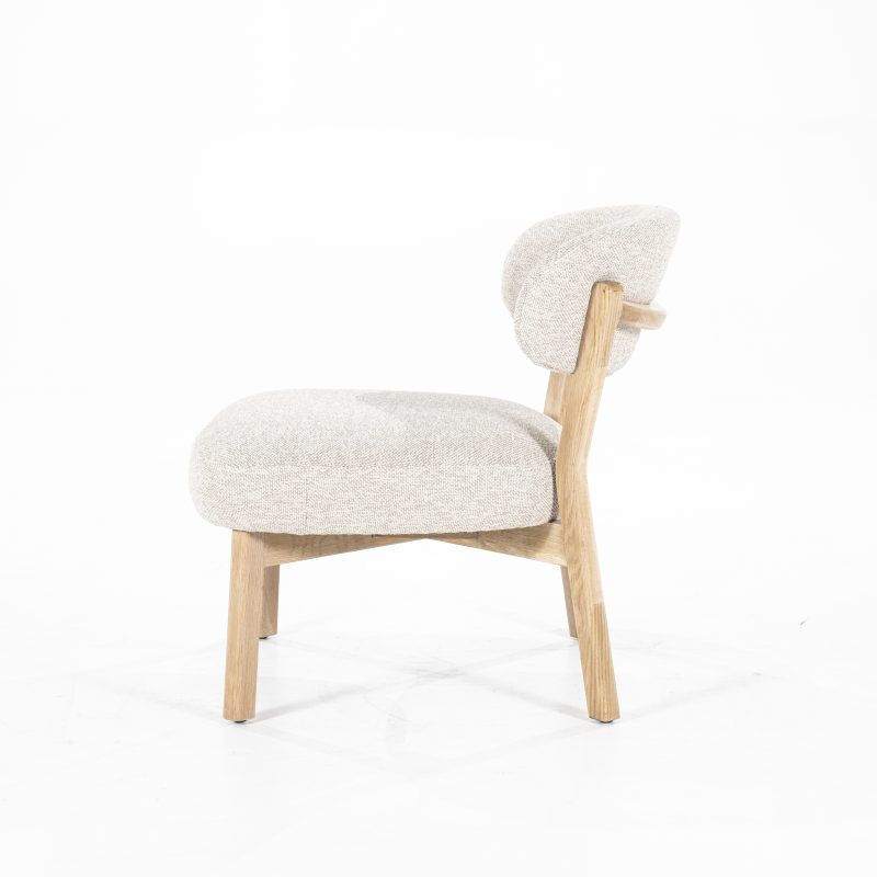 Fauteuil Mikky naturel - beige Moon, van Eleonora, detailfoto 6