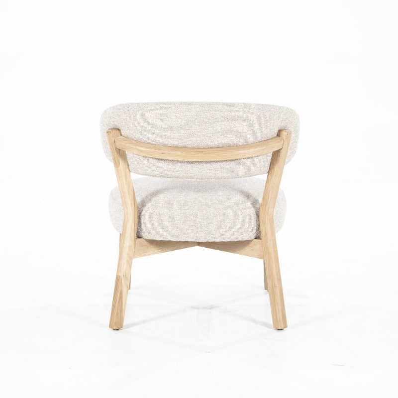Fauteuil Mikky naturel - beige Moon, van Eleonora, detailfoto 9