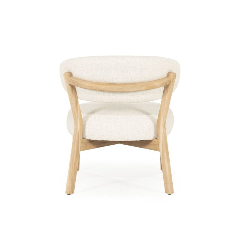 Fauteuil Mikky naturel - beige Moon, van Eleonora, detailfoto 10