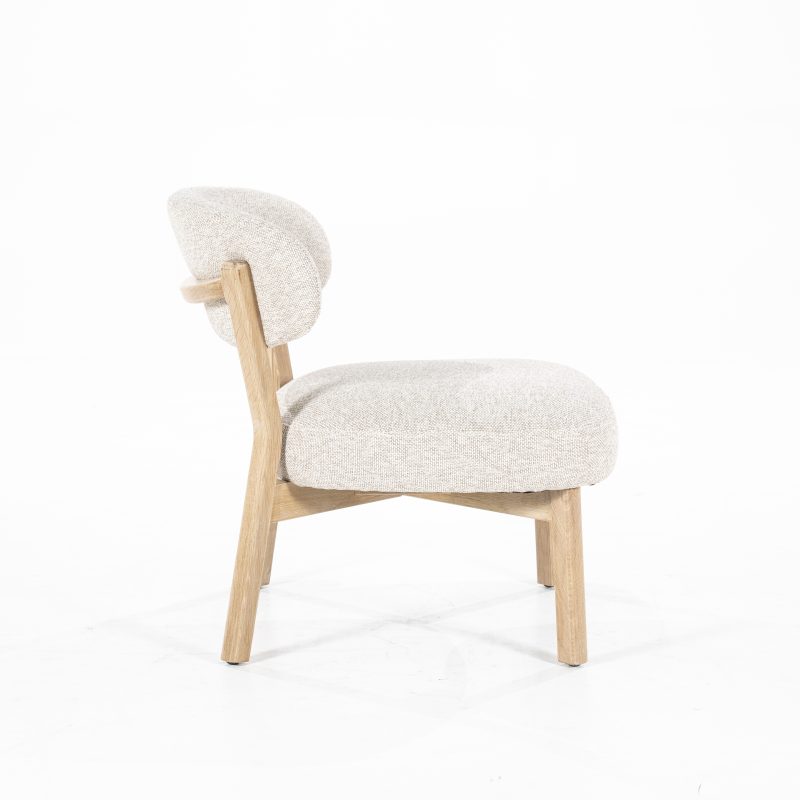 Fauteuil Mikky naturel - beige Moon, van Eleonora, detailfoto 12