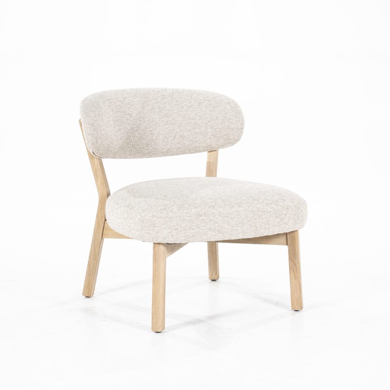 Fauteuil Mikky naturel - beige Moon, van Eleonora, detailfoto 14