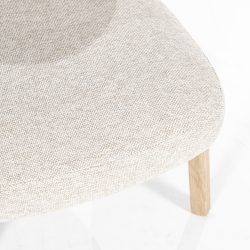 Fauteuil Mikky naturel - beige Moon, van Eleonora, detailfoto 16