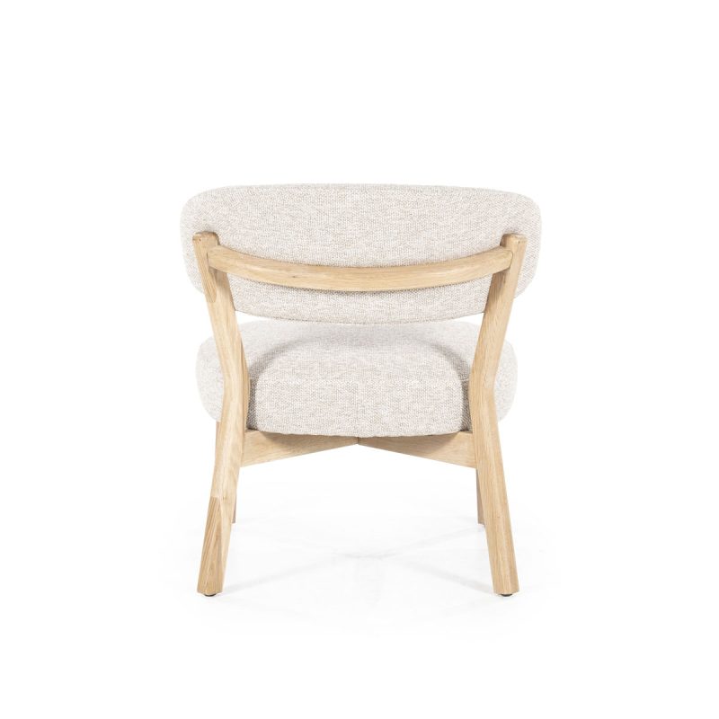 Fauteuil Mikky naturel - taupe Moon, van Eleonora, detailfoto 6