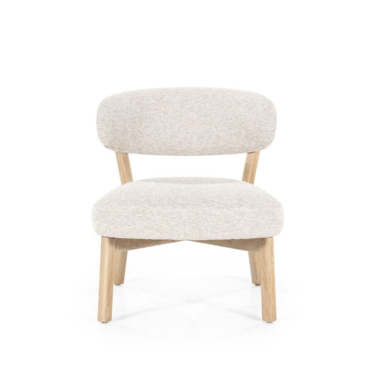 Fauteuil Mikky naturel - taupe Moon, van Eleonora, detailfoto 7