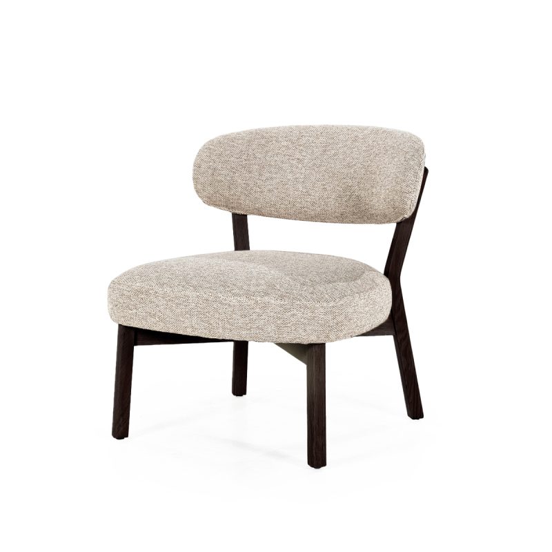 Fauteuil Mikky bruin - taupe Moon, van Eleonora, hoofdfoto