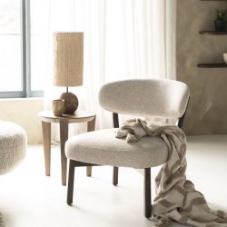 Fauteuil Mikky bruin - taupe Moon, van Eleonora, detailfoto 3