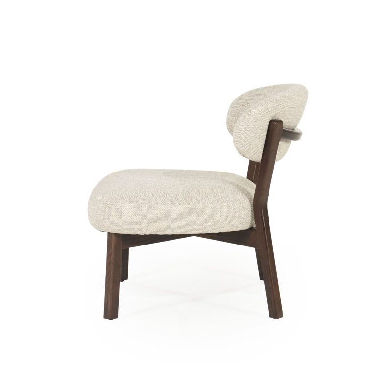 Fauteuil Mikky bruin - taupe Moon, van Eleonora, detailfoto 4