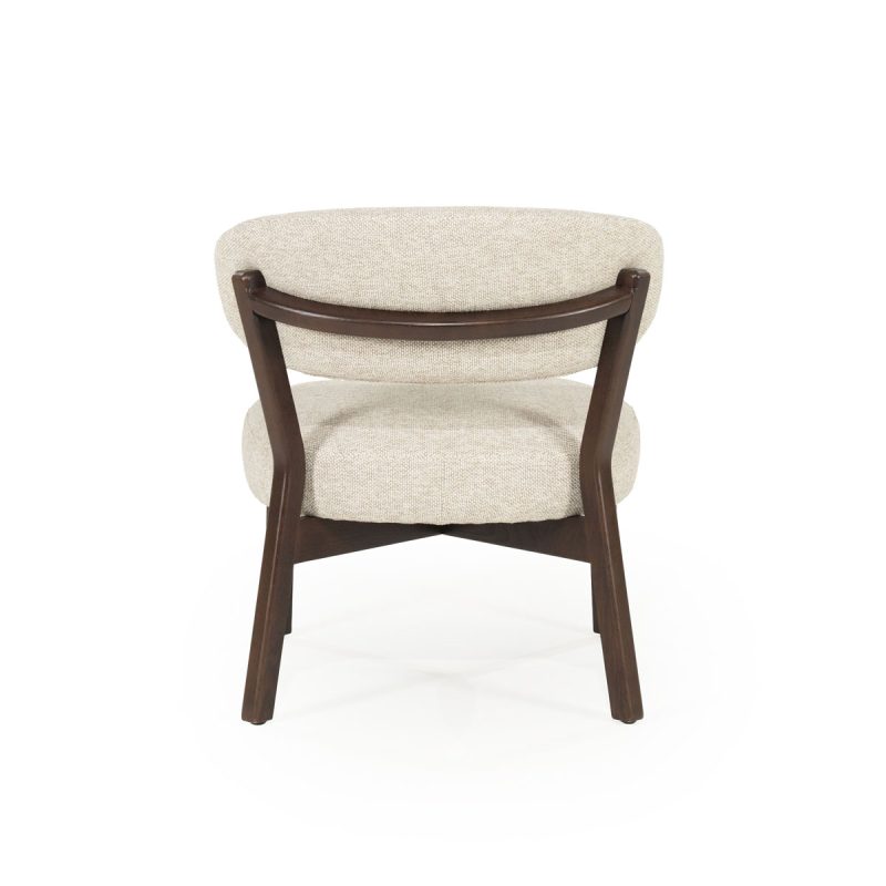 Fauteuil Mikky bruin - taupe Moon, van Eleonora, detailfoto 5