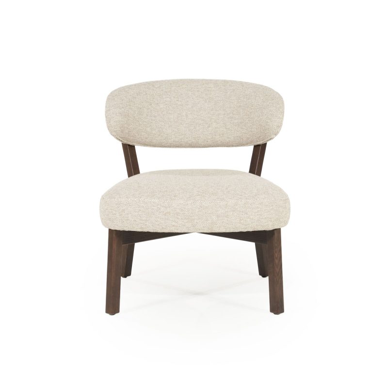 Fauteuil Mikky bruin - taupe Moon, van Eleonora, detailfoto 6