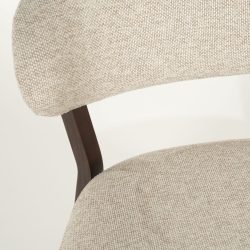 Fauteuil Mikky bruin - taupe Moon, van Eleonora, detailfoto 7