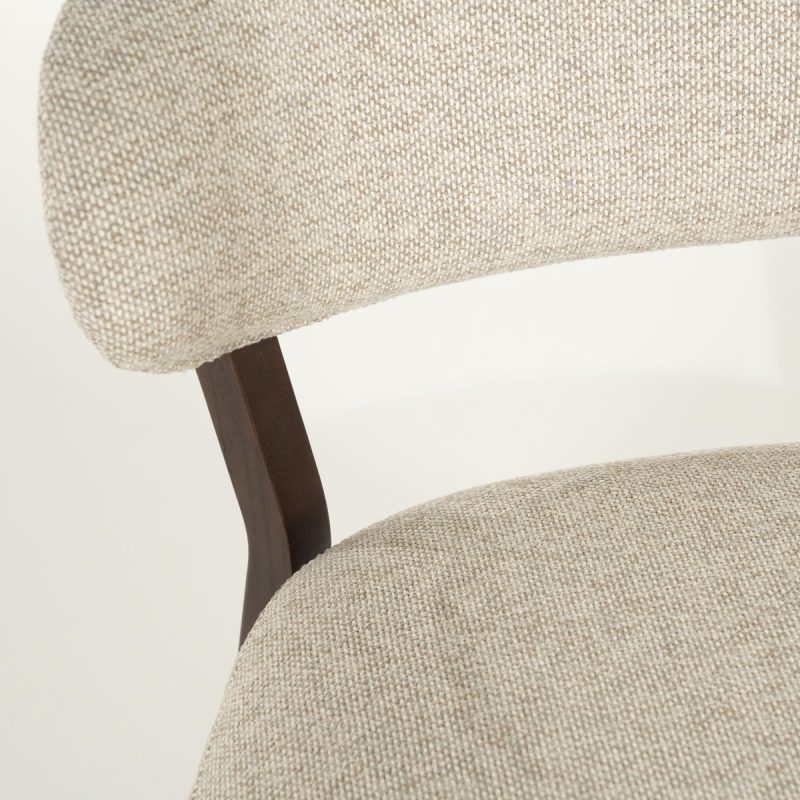 Fauteuil Mikky bruin - taupe Moon, van Eleonora, detailfoto 7