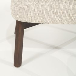 Fauteuil Mikky bruin - taupe Moon, van Eleonora, detailfoto 8