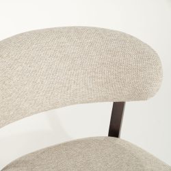 Fauteuil Mikky bruin - taupe Moon, van Eleonora, detailfoto 9