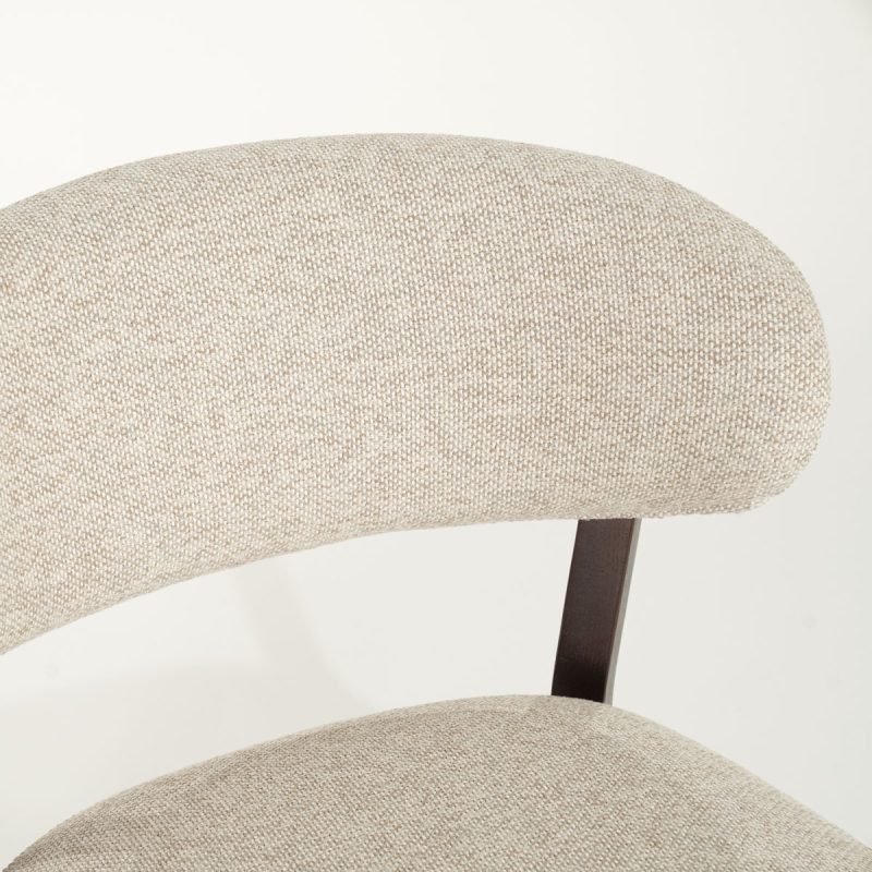 Fauteuil Mikky bruin - taupe Moon, van Eleonora, detailfoto 9