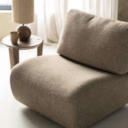 Fauteuil Lucia Beige Donna, van Eleonora, detailfoto 2