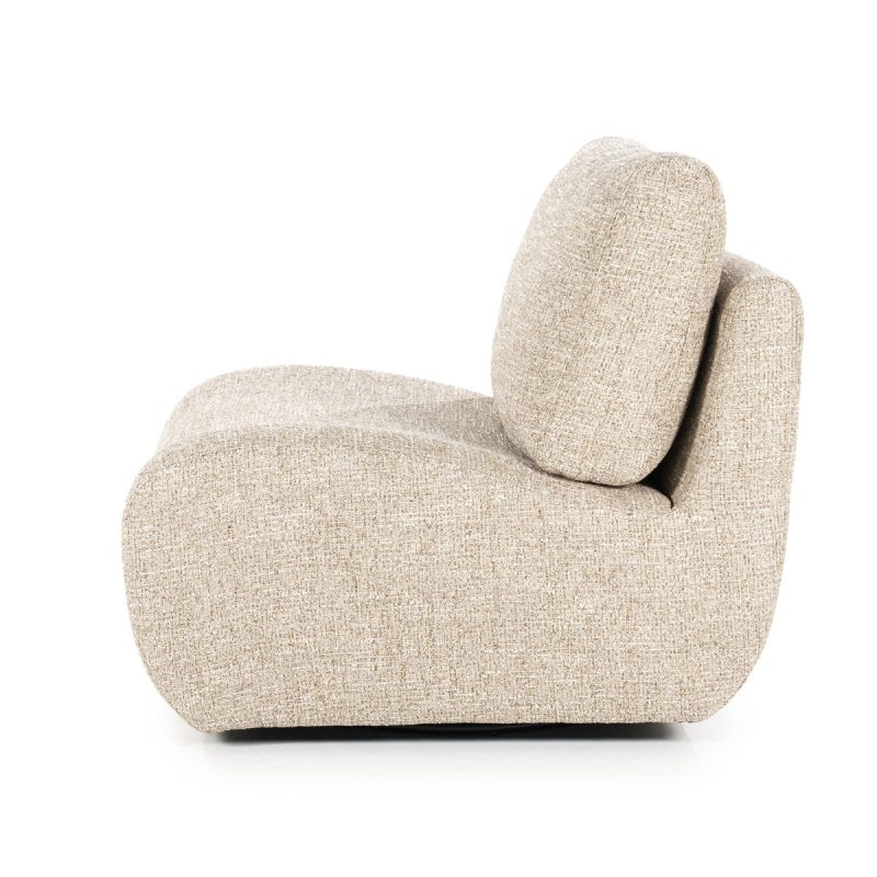 Fauteuil Lucia Taupe Donna, van Eleonora, detailfoto 5