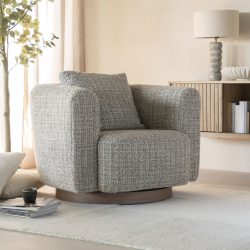 Fauteuil Jordan Taupe Asti, van Eleonora, detailfoto 2