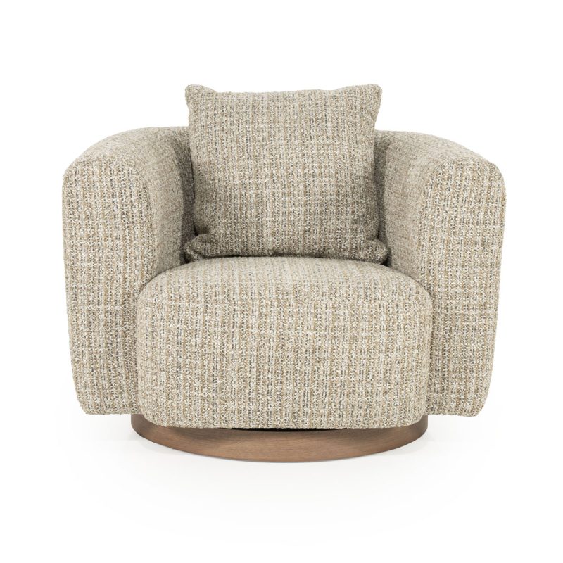 Fauteuil Jordan Taupe Asti, van Eleonora, detailfoto 8