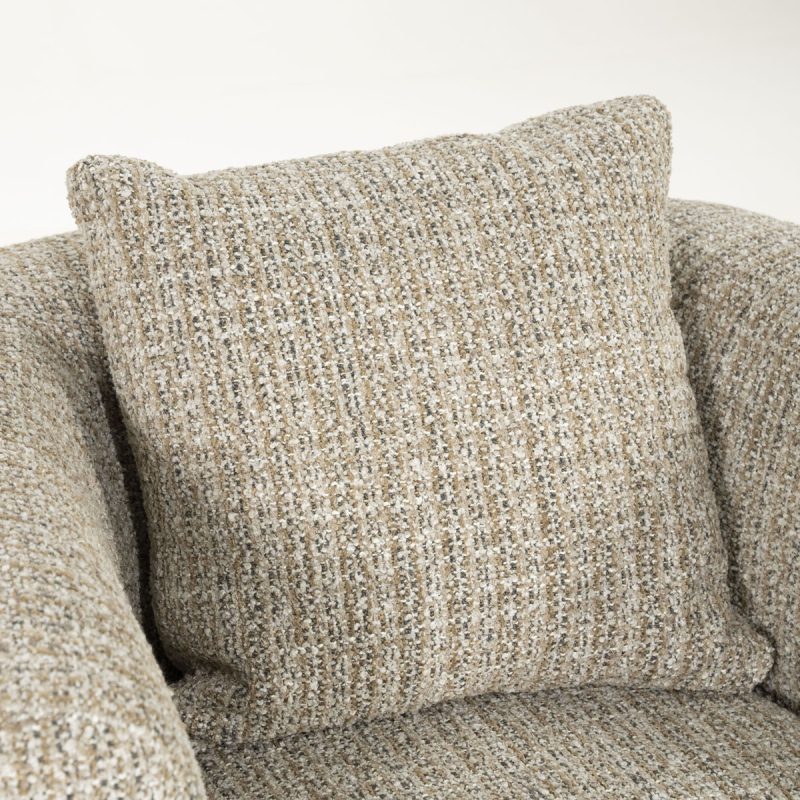 Fauteuil Jordan Taupe Asti, van Eleonora, detailfoto 9