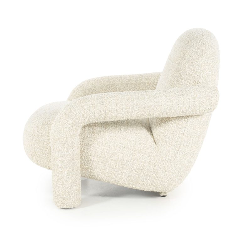 Fauteuil Monica - beige Asti, van Eleonora, detailfoto 6