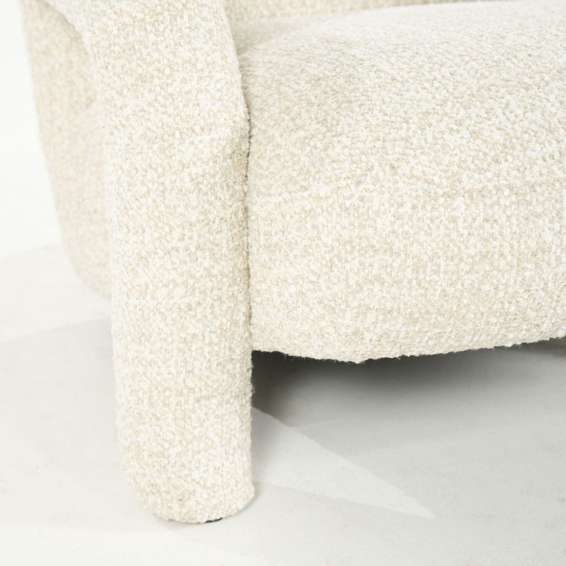 Fauteuil Monica - beige Asti, van Eleonora, detailfoto 10