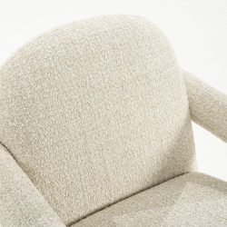Fauteuil Monica - beige Asti, van Eleonora, detailfoto 12