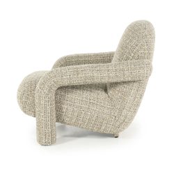 Fauteuil Monica - taupe Asti, van Eleonora, detailfoto 6