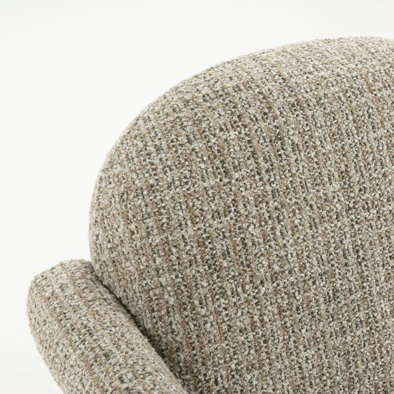 Fauteuil Monica - taupe Asti, van Eleonora, detailfoto 8