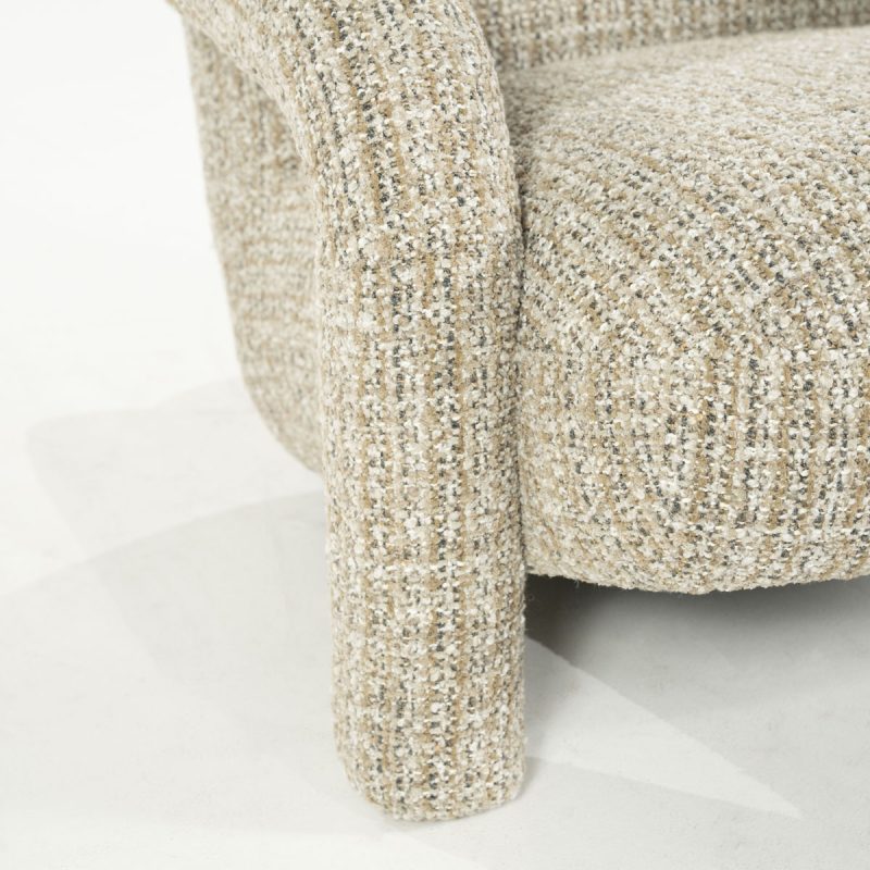 Fauteuil Monica - taupe Asti, van Eleonora, detailfoto 10