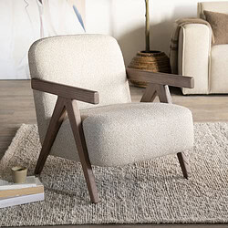Fauteuil Francis - beige Flou, van Eleonora, detailfoto 2