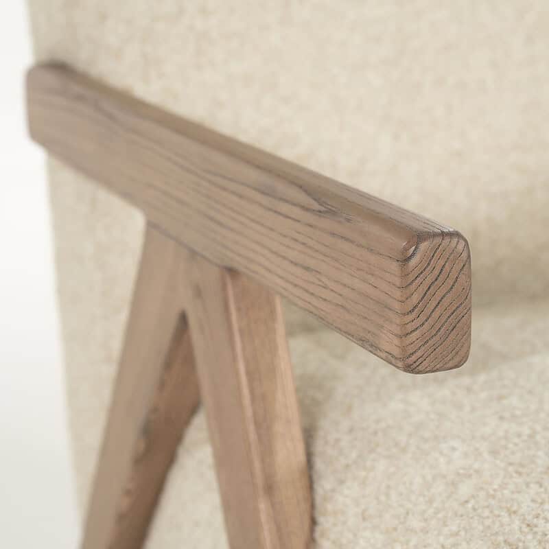 Fauteuil Francis - beige Flou, van Eleonora, detailfoto 8